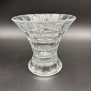 Antique‎ Heisey Sweet Pea Cross Lined Flute Flared Paneled Vase